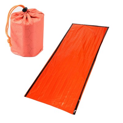 Outdoor sport Emergency warm sleeping bag, reusable PE aluminum film sleeping bag Customized