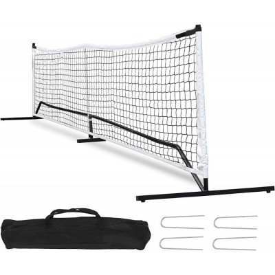 22 Feet Portable Metal Frame Pickleball Net Easy to Assemble for indoor outdoor