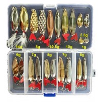 Float minnow lure fishing spinner bait set