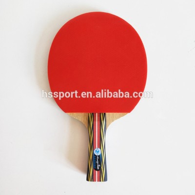 custom 7-Star table tennis paddle racket High quality rubber sponge rubber Basswood wooden blade table tennis racket