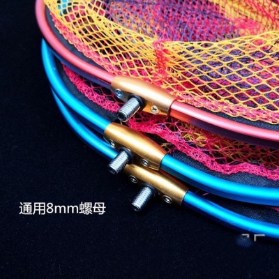 Fishing net bag, outdoor fishing net head, aluminum alloy durable net head