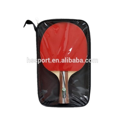 Factory wholesale cheap high quality Linden table tennis racket set ITTF rubber table tennis bat