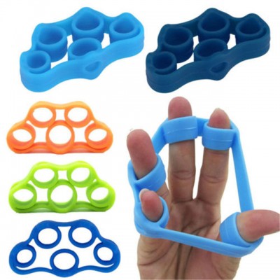 Finger Gripper Resistance Bands Finger Stretcher Silicone Hand Exerciser Grip Strength Wrist Trainer Fitness Equipment