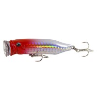 Top Water Popper Wobbler Fishing Lure 7cm 9.4g Artificial Crankbait Hard Baits Lifelike  Fish Carp Pike Fishing Tackle